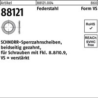 Sperrzahnscheibe r 88121 beidseitig gezahnt vs 14 x22 x1,5 Federstahl Sperrzahnscheibe r 88121 beidseitig gezahnt vs 14 x22 x1,5 Federstahl von SCHNORR
