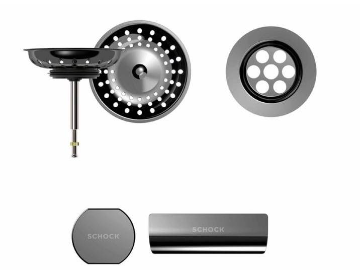 Schock Einbauspüle SCHOCK Sichtteile Gunmetal zu Horizont D-100S, inkl. Ab- Überlauf Schock Einbauspüle SCHOCK Sichtteile Gunmetal zu Horizont D-100S, inkl. Ab- Überlauf von SCHOCK