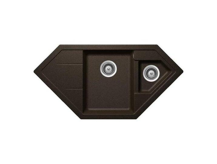 Schock Granitspüle Cristadur Signus C-150 FB flächenbündig einbaubar Bronze BRO, 0/0 cm, Bronze BRO von SCHOCK