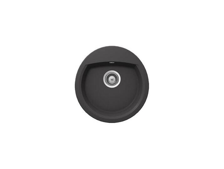 Schock Granitspüle Cristalite Manhattan R-100 U GON Onyx Exzenterbedienung, 0/0 cm, Onyx von SCHOCK