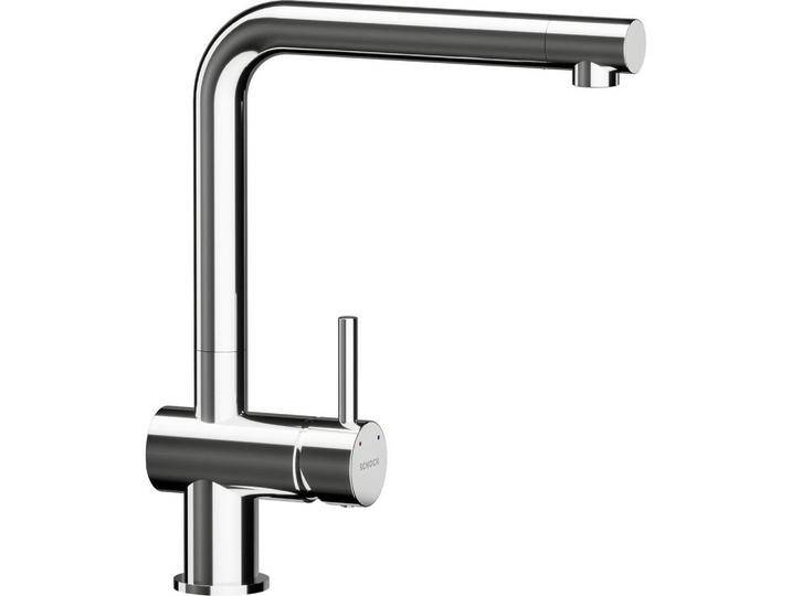 Schock KÜCHENARMATUR EPOS, Chrom, Metall, 5x31x21.2 cm, schwenkbarer Auslauf 360°, Armaturen von SCHOCK
