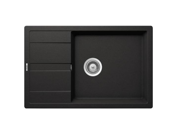 Schock SPÜLE Manhattan, Schwarz, Stein, 78.0x30.4x50.0 cm, Küchen, Küchenausstattung, Küchenspülen von SCHOCK