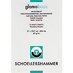 SCHOELLERSHAMMER Glama Basic 864 Skizzenblock DIN A4 62 g/m² 210 x 297 mm Transparent 50 Blatt von SCHOELLERSHAMMER