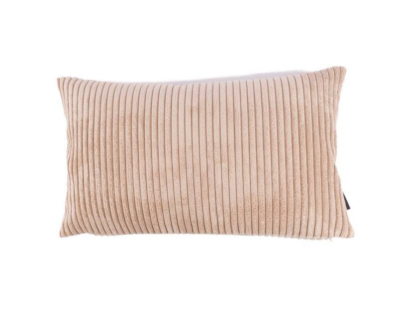 SCHÖNER LEBEN. Fellkissen Kissenhülle Breitcord Baby Rib beige div. Größen von SCHÖNER LEBEN. von SCHÖNER LEBEN.