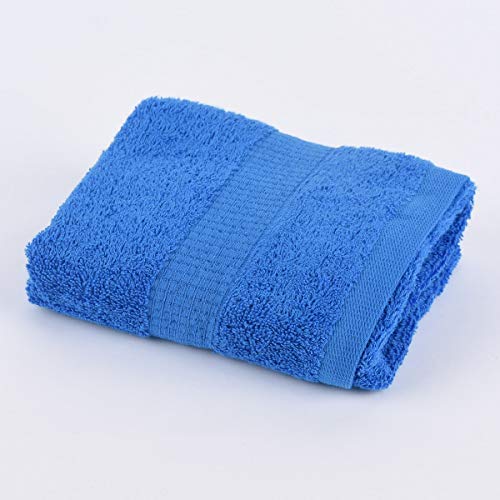 SCHÖNER LEBEN. Qualitätsfrottee Handtuch 100% Baumwolle 500g/qm blau, Auswahl Größe:Handtuch 50 x 100 cm von SCHÖNER LEBEN.