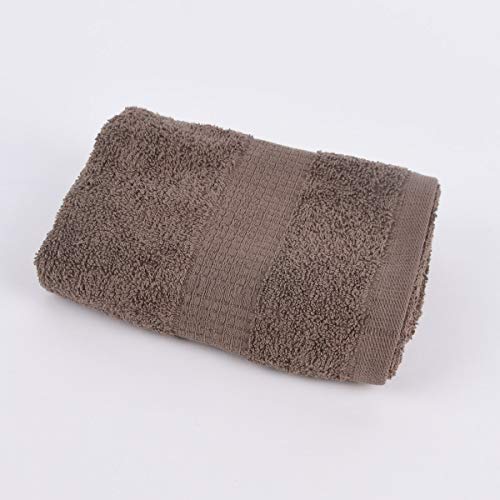 SCHÖNER LEBEN. Qualitätsfrottee Handtuch 100% Baumwolle 500g/qm braun, Auswahl Größe:Handtuch 50 x 100 cm von SCHÖNER LEBEN.