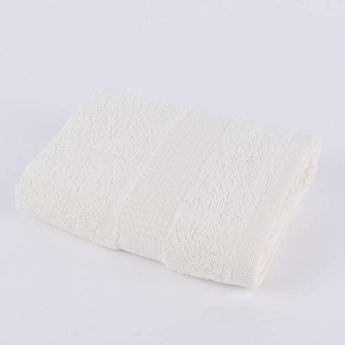SCHÖNER LEBEN. Qualitätsfrottee Handtuch 100% Baumwolle 500g/qm cremeweiß, Auswahl Größe:Handtuch 50 x 100 cm von SCHÖNER LEBEN.