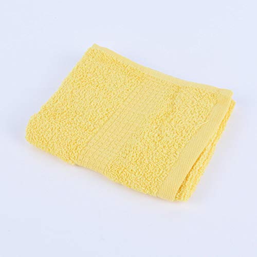 SCHÖNER LEBEN. Qualitätsfrottee Handtuch 100% Baumwolle 500g/qm gelb, Auswahl Größe:Gästetuch 30 x 50 cm von SCHÖNER LEBEN.