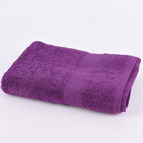 SCHÖNER LEBEN. Qualitätsfrottee Handtuch 100% Baumwolle 500g/qm lila, Auswahl Größe:Duschtuch 70 x 140 cm von SCHÖNER LEBEN.