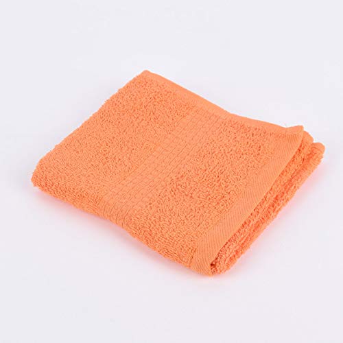 SCHÖNER LEBEN. Qualitätsfrottee Handtuch 100% Baumwolle 500g/qm orange, Auswahl Größe:Gästetuch 30 x 50 cm von SCHÖNER LEBEN.