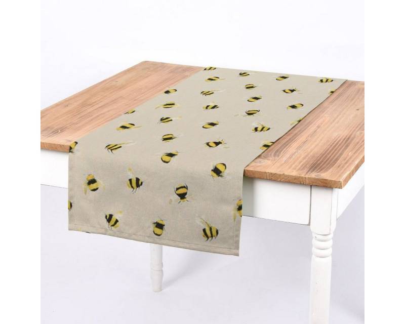SCHÖNER LEBEN. Tischläufer SCHÖNER LEBEN. Tischläufer STUDIO G Digitaldruck Bienen taupe gelb, Digitaldruck SCHÖNER LEBEN. Tischläufer SCHÖNER LEBEN. Tischläufer STUDIO G Digitaldruck Bienen taupe gelb, Digitaldruck von SCHÖNER LEBEN.