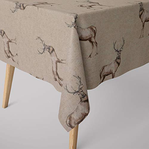 SCHÖNER LEBEN. Tischdecke Fryett`s Landhaus Hirsch Natur braun, Größe:100x100cm SCHÖNER LEBEN. Tischdecke Fryett`s Landhaus Hirsch Natur braun, Größe:100x100cm von SCHÖNER LEBEN.
