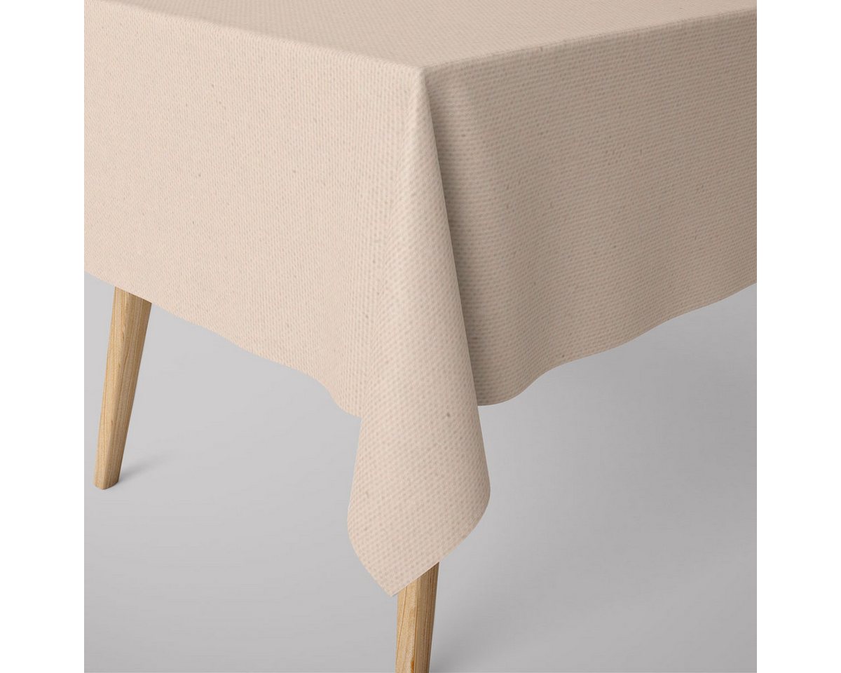 SCHÖNER LEBEN. Tischdecke SCHÖNER LEBEN. Tischdecke Leinenlook uni creme verschiedene Größen, handmade SCHÖNER LEBEN. Tischdecke SCHÖNER LEBEN. Tischdecke Leinenlook uni creme verschiedene Größen, handmade von SCHÖNER LEBEN.