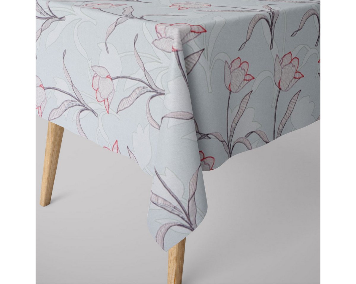 SCHÖNER LEBEN. Tischdecke SCHÖNER LEBEN. Tischdecke Tulpen mint verschiedene Größen, handmade SCHÖNER LEBEN. Tischdecke SCHÖNER LEBEN. Tischdecke Tulpen mint verschiedene Größen, handmade von SCHÖNER LEBEN.