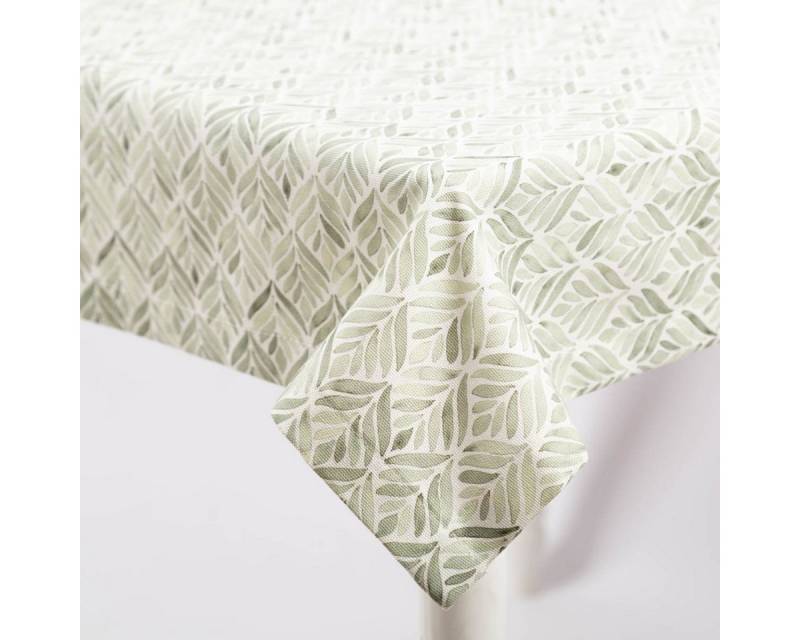 SCHÖNER LEBEN. Tischdecke Tischdecke BW Aquarell Ornamente weiß grün von SCHÖNER LEBEN., Digitaldruck SCHÖNER LEBEN. Tischdecke Tischdecke BW Aquarell Ornamente weiß grün von SCHÖNER LEBEN., Digitaldruck von SCHÖNER LEBEN.