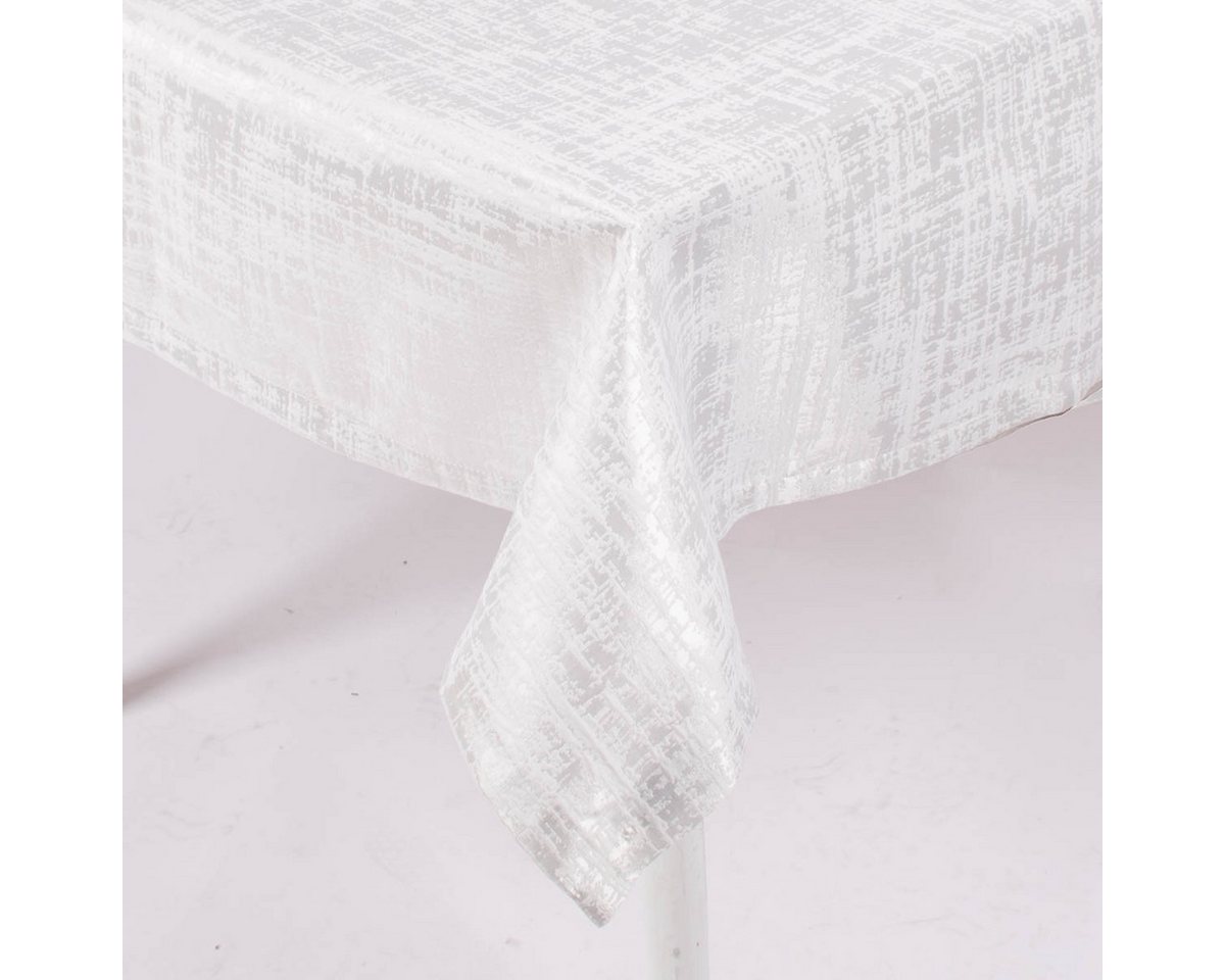 SCHÖNER LEBEN. Tischdecke Tischdecke Jacquard Air Struktur weiß div. Größen von SCHÖNER LEBEN., handmade SCHÖNER LEBEN. Tischdecke Tischdecke Jacquard Air Struktur weiß div. Größen von SCHÖNER LEBEN., handmade von SCHÖNER LEBEN.