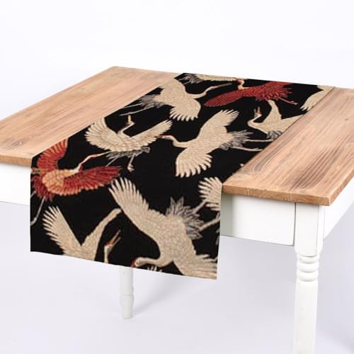 SCHÖNER LEBEN. Tischläufer GobelCranebird Paradise Kraniche schwarz b SCHÖNER LEBEN. Tischläufer GobelCranebird Paradise Kraniche schwarz b von SCHÖNER LEBEN.