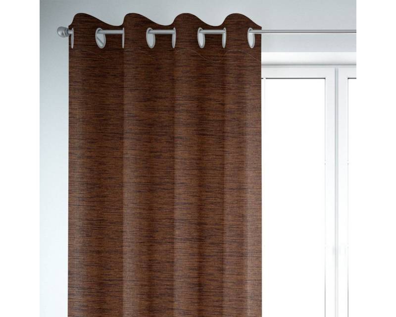 SCHÖNER LEBEN. Vorhang SCHÖNER LEBEN. Thermovorhang braun 245cm, Ösen, abdunkelnd, Kunstfaser, atmungsaktiv SCHÖNER LEBEN. Vorhang SCHÖNER LEBEN. Thermovorhang braun 245cm, Ösen, abdunkelnd, Kunstfaser, atmungsaktiv von SCHÖNER LEBEN.