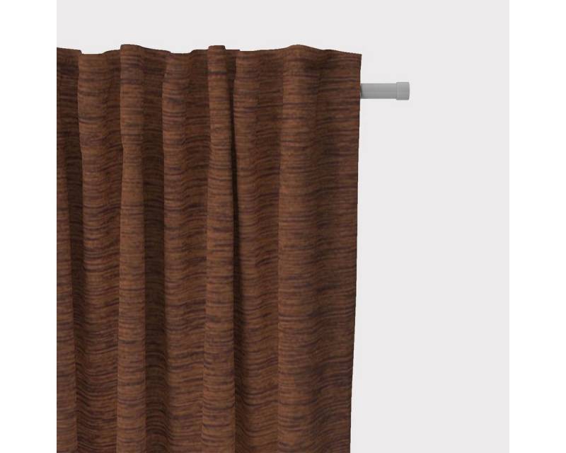 SCHÖNER LEBEN. Vorhang SCHÖNER LEBEN. Thermovorhang braun 245cm, Smokband, abdunkelnd, Kunstfaser, atmungsaktiv von SCHÖNER LEBEN.