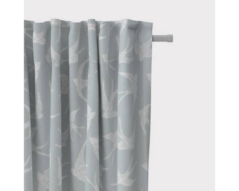 SCHÖNER LEBEN. Vorhang SCHÖNER LEBEN. Vorhang STUDIO G Schwalben mint weiß 245cm, Smokband, blickdicht, Baumwolle, handmade SCHÖNER LEBEN. Vorhang SCHÖNER LEBEN. Vorhang STUDIO G Schwalben mint weiß 245cm, Smokband, blickdicht, Baumwolle, handmade von SCHÖNER LEBEN.