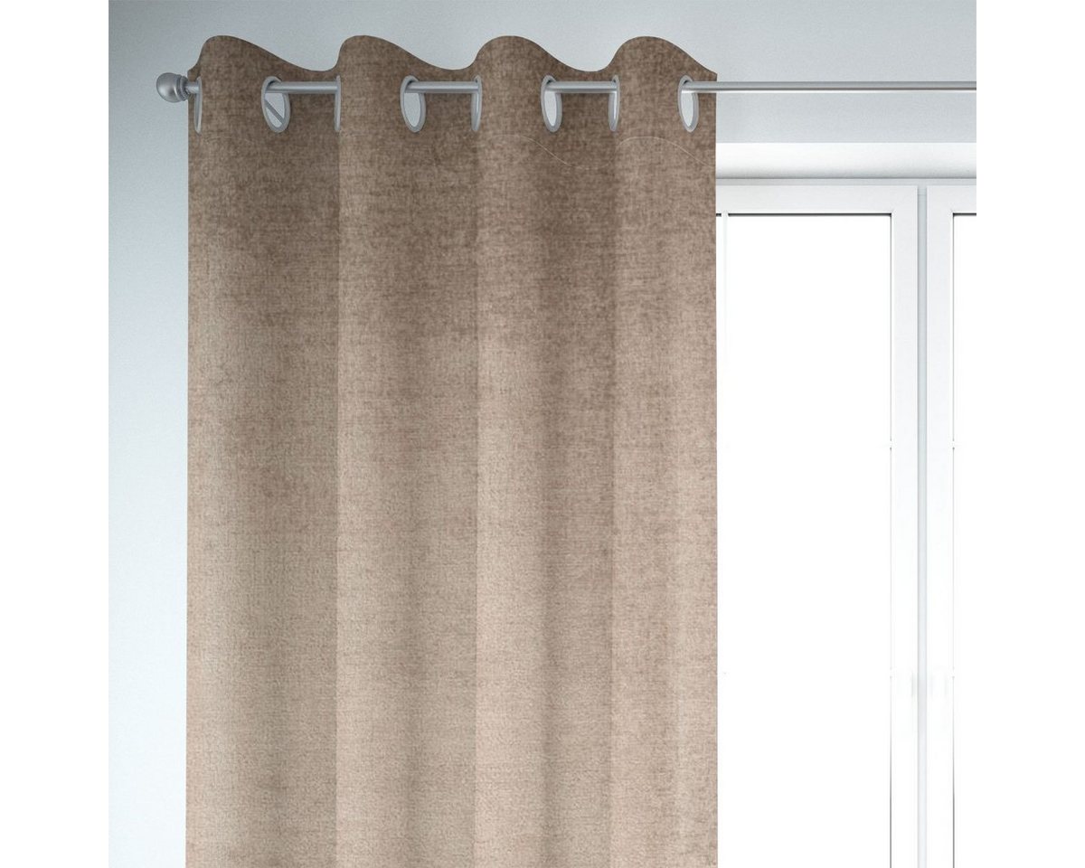 SCHÖNER LEBEN. Vorhang SCHÖNER LEBEN. Vorhang Thermovorhang Soft Teddy Deluxe beige 245cm, Ösen, blickdicht, Polyester, handmade SCHÖNER LEBEN. Vorhang SCHÖNER LEBEN. Vorhang Thermovorhang Soft Teddy Deluxe beige 245cm, Ösen, blickdicht, Polyester, handmade von SCHÖNER LEBEN.