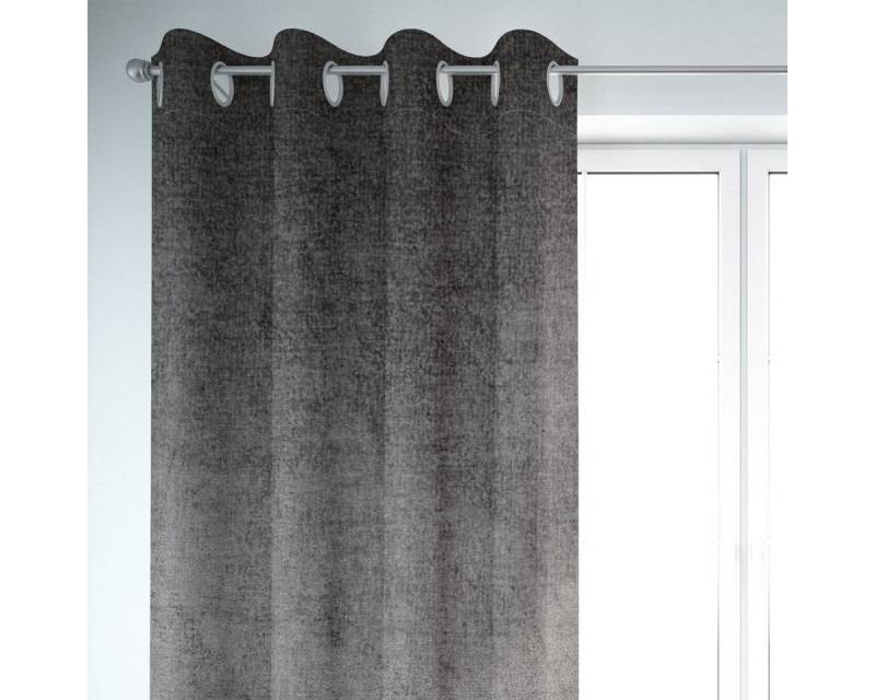 SCHÖNER LEBEN. Vorhang SCHÖNER LEBEN. Vorhang Thermovorhang Soft Teddy Deluxe grau 245cm, Ösen, blickdicht, Polyester, handmade SCHÖNER LEBEN. Vorhang SCHÖNER LEBEN. Vorhang Thermovorhang Soft Teddy Deluxe grau 245cm, Ösen, blickdicht, Polyester, handmade von SCHÖNER LEBEN.