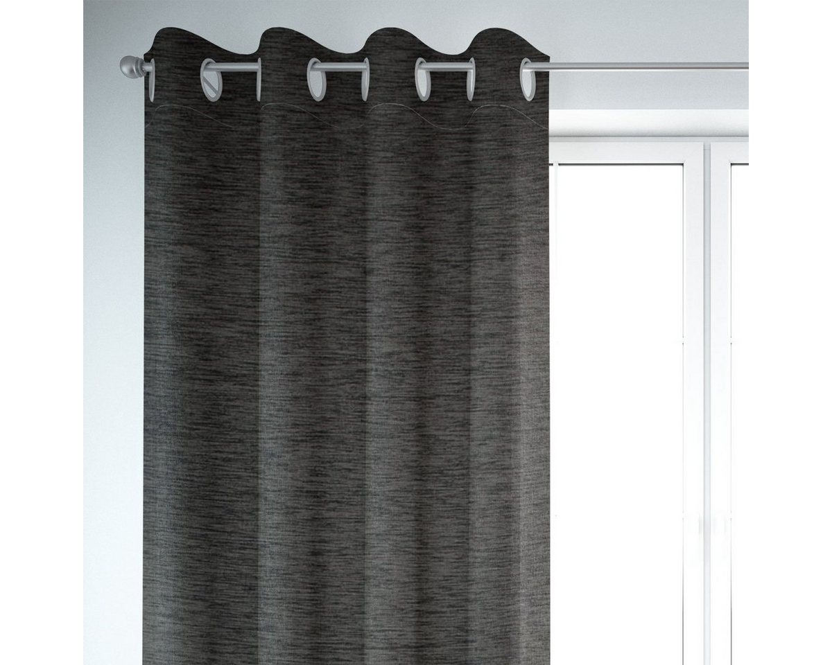 SCHÖNER LEBEN. Vorhang Thermovorhang Kälteschutz grau 245cm von SCHÖNER LEBEN., Ösen, abdunkelnd, Kunstfaser, handmade SCHÖNER LEBEN. Vorhang Thermovorhang Kälteschutz grau 245cm von SCHÖNER LEBEN., Ösen, abdunkelnd, Kunstfaser, handmade von SCHÖNER LEBEN.