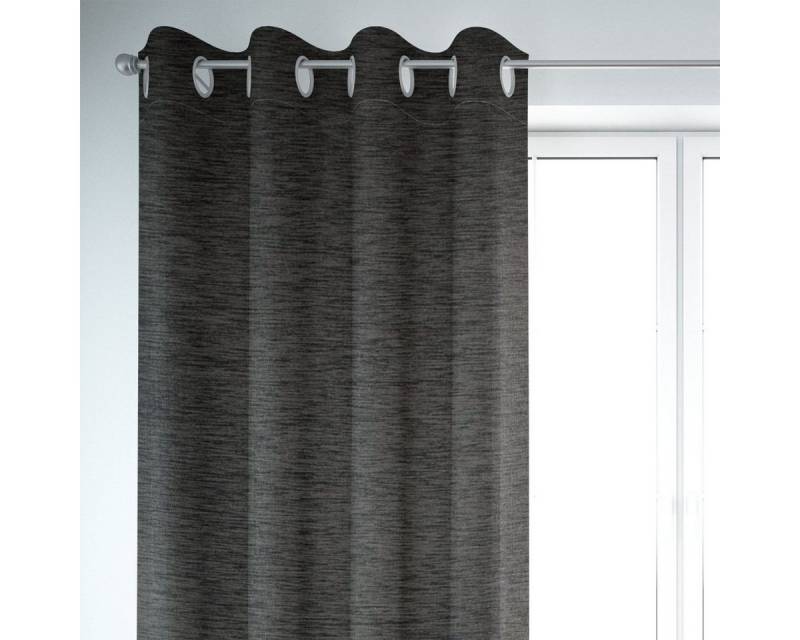 SCHÖNER LEBEN. Vorhang Thermovorhang Kälteschutz grau 245cm von SCHÖNER LEBEN., Ösen, abdunkelnd, Kunstfaser, handmade SCHÖNER LEBEN. Vorhang Thermovorhang Kälteschutz grau 245cm von SCHÖNER LEBEN., Ösen, abdunkelnd, Kunstfaser, handmade von SCHÖNER LEBEN.