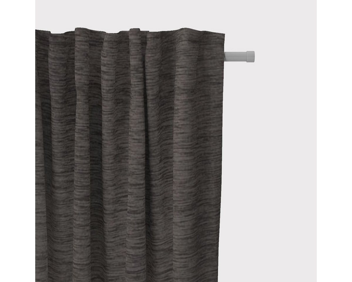 SCHÖNER LEBEN. Vorhang Thermovorhang Kälteschutz grau 245cm von SCHÖNER LEBEN., Smokband, abdunkelnd, Kunstfaser, handmade SCHÖNER LEBEN. Vorhang Thermovorhang Kälteschutz grau 245cm von SCHÖNER LEBEN., Smokband, abdunkelnd, Kunstfaser, handmade von SCHÖNER LEBEN.
