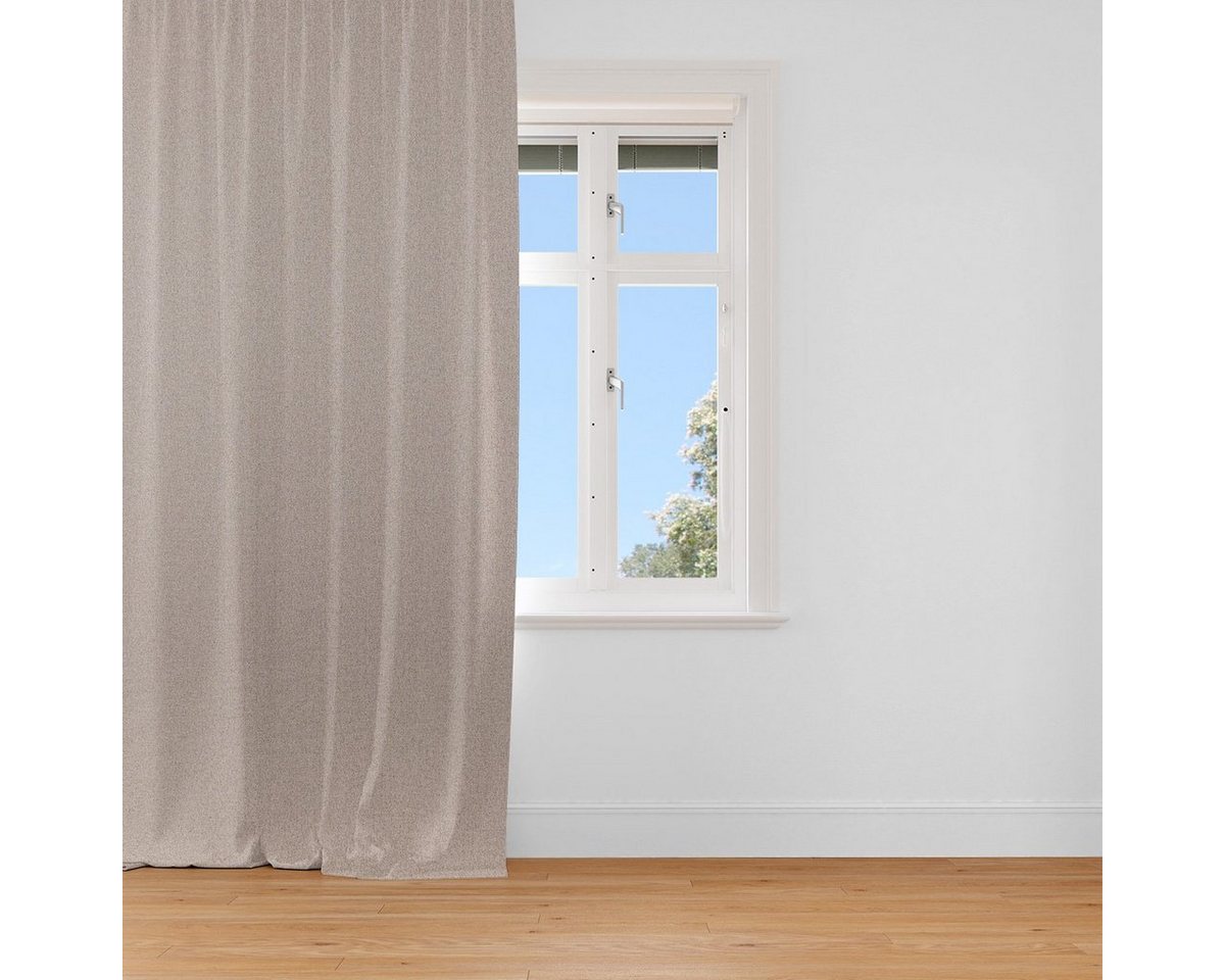 SCHÖNER LEBEN. Vorhang Thermovorhang Verdunkelung Überbreite hellgrau 200x245cm, abdunkelnd, Polyester, handmade SCHÖNER LEBEN. Vorhang Thermovorhang Verdunkelung Überbreite hellgrau 200x245cm, abdunkelnd, Polyester, handmade von SCHÖNER LEBEN.