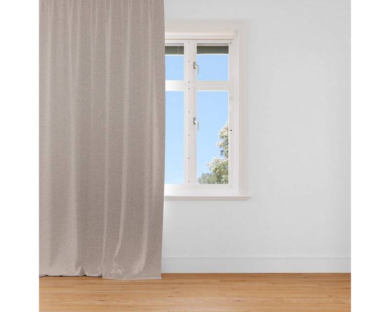 SCHÖNER LEBEN. Vorhang Thermovorhang Verdunkelung Überbreite hellgrau 200x245cm, abdunkelnd, Polyester, handmade von SCHÖNER LEBEN.