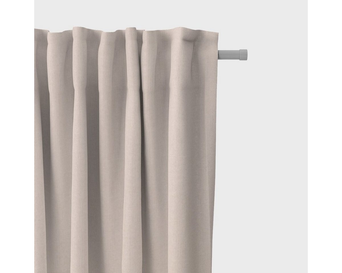 SCHÖNER LEBEN. Vorhang Thermovorhang Verdunkelung beige 245cm oder WL von SCHÖNER LEBEN., Smokband, abdunkelnd, Polyester, handmade SCHÖNER LEBEN. Vorhang Thermovorhang Verdunkelung beige 245cm oder WL von SCHÖNER LEBEN., Smokband, abdunkelnd, Polyester, handmade von SCHÖNER LEBEN.