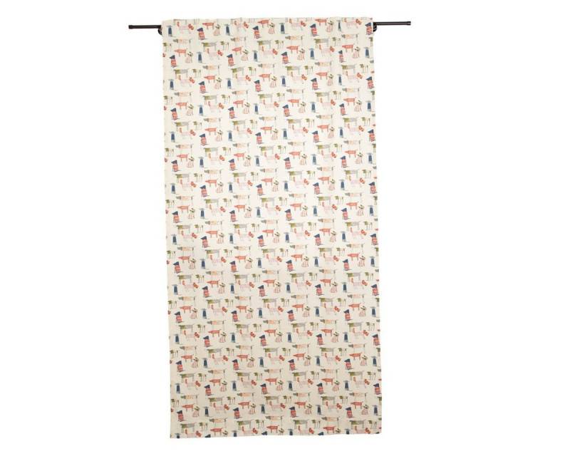 SCHÖNER LEBEN. Vorhang, Smokband, blickdicht, Baumwolle, Digitaldruck von SCHÖNER LEBEN.