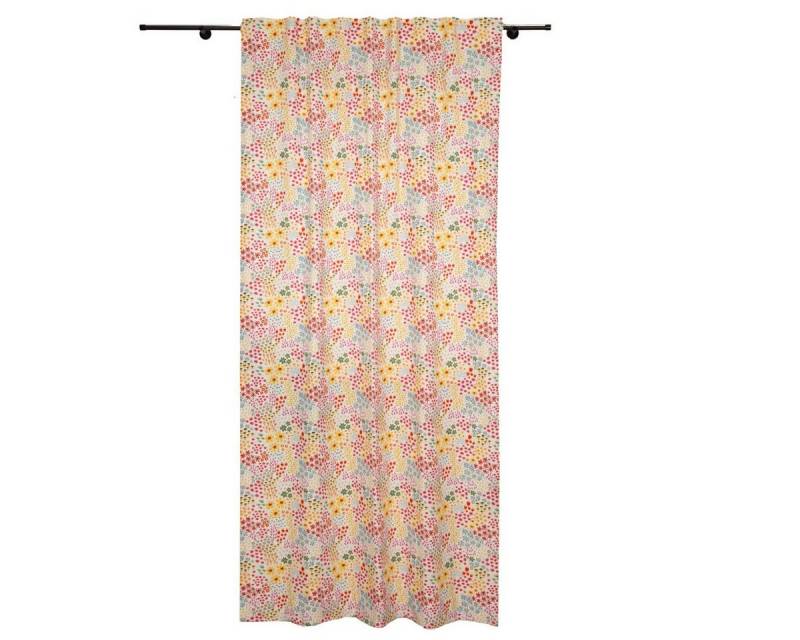 SCHÖNER LEBEN. Vorhang, Smokband, blickdicht, Baumwolle, Digitaldruck von SCHÖNER LEBEN.