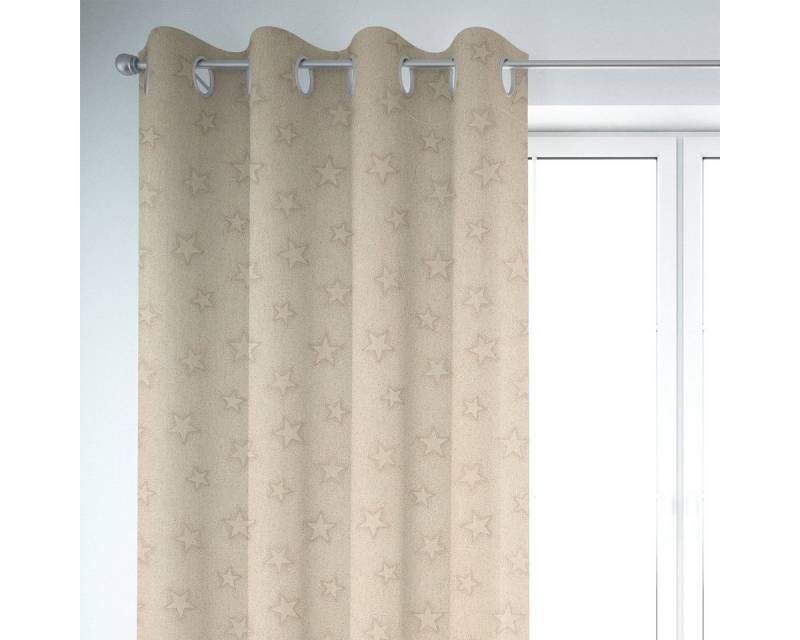 SCHÖNER LEBEN. Vorhang Vorhang Sparkle Star Sterne 245cm oder Wunschlänge von SCHÖNER LEBEN., Ösen, blickdicht, Kunstfaser, handmade SCHÖNER LEBEN. Vorhang Vorhang Sparkle Star Sterne 245cm oder Wunschlänge von SCHÖNER LEBEN., Ösen, blickdicht, Kunstfaser, handmade von SCHÖNER LEBEN.