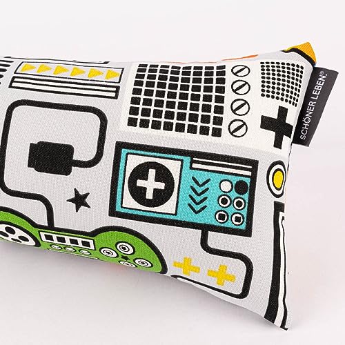 SCHÖNER LEBEN. Zugluftstopper Game Computer Gaming Zocken Spielekonsole grau bunt Verschiedene Größen, Auswahl:80cm Länge SCHÖNER LEBEN. Zugluftstopper Game Computer Gaming Zocken Spielekonsole grau bunt Verschiedene Größen, Auswahl:80cm Länge von SCHÖNER LEBEN.