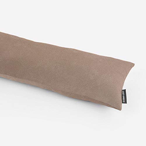 SCHÖNER LEBEN. Zugluftstopper Kunstleder Dust Uni Hellbraun, Auswahl:130cm Länge SCHÖNER LEBEN. Zugluftstopper Kunstleder Dust Uni Hellbraun, Auswahl:130cm Länge von SCHÖNER LEBEN.