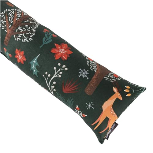 SCHÖNER LEBEN. Zugluftstopper Scandi Winter Forest div. Größen, Auswahl:80cm Länge von SCHÖNER LEBEN.