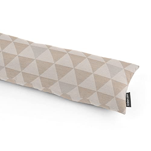 SCHÖNER LEBEN. Zugluftstopper Triangel Retro Scandi Sand Hellbeige, Auswahl:100cm Länge SCHÖNER LEBEN. Zugluftstopper Triangel Retro Scandi Sand Hellbeige, Auswahl:100cm Länge von SCHÖNER LEBEN.