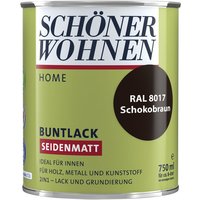 SCHÖNER WOHNEN FARBE Buntlack »DurAcryl seidenmatt«, schokobraun , seidenmatt von SCHÖNER WOHNEN FARBE