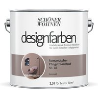 SCHÖNER WOHNEN FARBE Dispersionsfarbe »Designfarbe«, Romantisches Pfingstrosenrose, 2,5L - rosa SCHÖNER WOHNEN FARBE Dispersionsfarbe »Designfarbe«, Romantisches Pfingstrosenrose, 2,5L - rosa von SCHÖNER WOHNEN FARBE