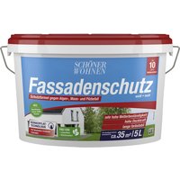 SCHÖNER WOHNEN FARBE Fassadenschutzfarbe, , weiß, matt, 5 l - weiss von SCHÖNER WOHNEN FARBE