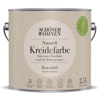 SCHÖNER WOHNEN FARBE Innenfarbe »Naturell Kreidefarbe«, Rosenduft, matt, 2,5 l - rosa von SCHÖNER WOHNEN FARBE