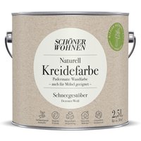 SCHÖNER WOHNEN FARBE Innenfarbe »Naturell Kreidefarbe«, Schneegestöber, matt, 2,5 l - weiss von SCHÖNER WOHNEN FARBE