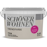 SCHÖNER WOHNEN FARBE Wand- und Deckenfarbe »Trendfarben«, cosy, 2,5l - beige von SCHÖNER WOHNEN FARBE