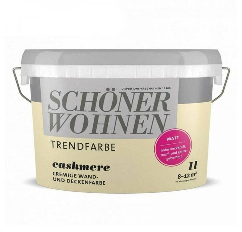 SCHÖNER WOHNEN FARBE Wandfarbe SW Trend Wandfarbe matt 1,0L Cashmere 1515 SCHÖNER WOHNEN FARBE Wandfarbe SW Trend Wandfarbe matt 1,0L Cashmere 1515 von SCHÖNER WOHNEN FARBE