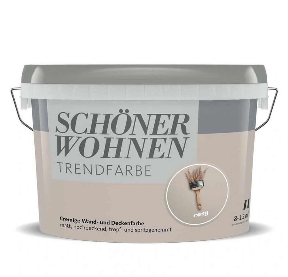 SCHÖNER WOHNEN FARBE Wandfarbe SW Trend Wandfarbe matt 1,0L cosy 8574 von SCHÖNER WOHNEN FARBE