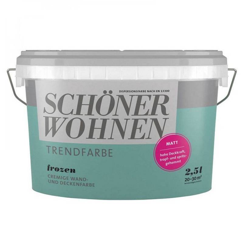SCHÖNER WOHNEN FARBE Wandfarbe SW Trend Wandfarbe matt 2,5L frozen 6522 von SCHÖNER WOHNEN FARBE