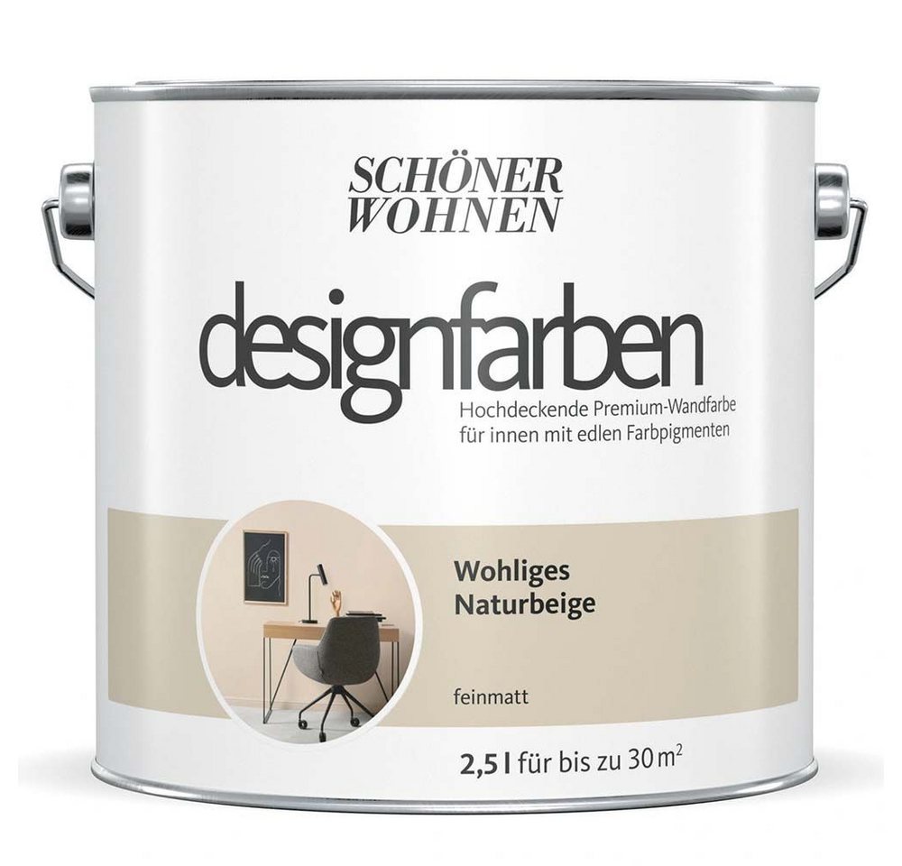 SCHÖNER WOHNEN FARBE Wandfarbe Schöner Wohnen Designfarben 2,5 Ltr. Wohliges Naturbeige Nr. 14 SCHÖNER WOHNEN FARBE Wandfarbe Schöner Wohnen Designfarben 2,5 Ltr. Wohliges Naturbeige Nr. 14 von SCHÖNER WOHNEN FARBE