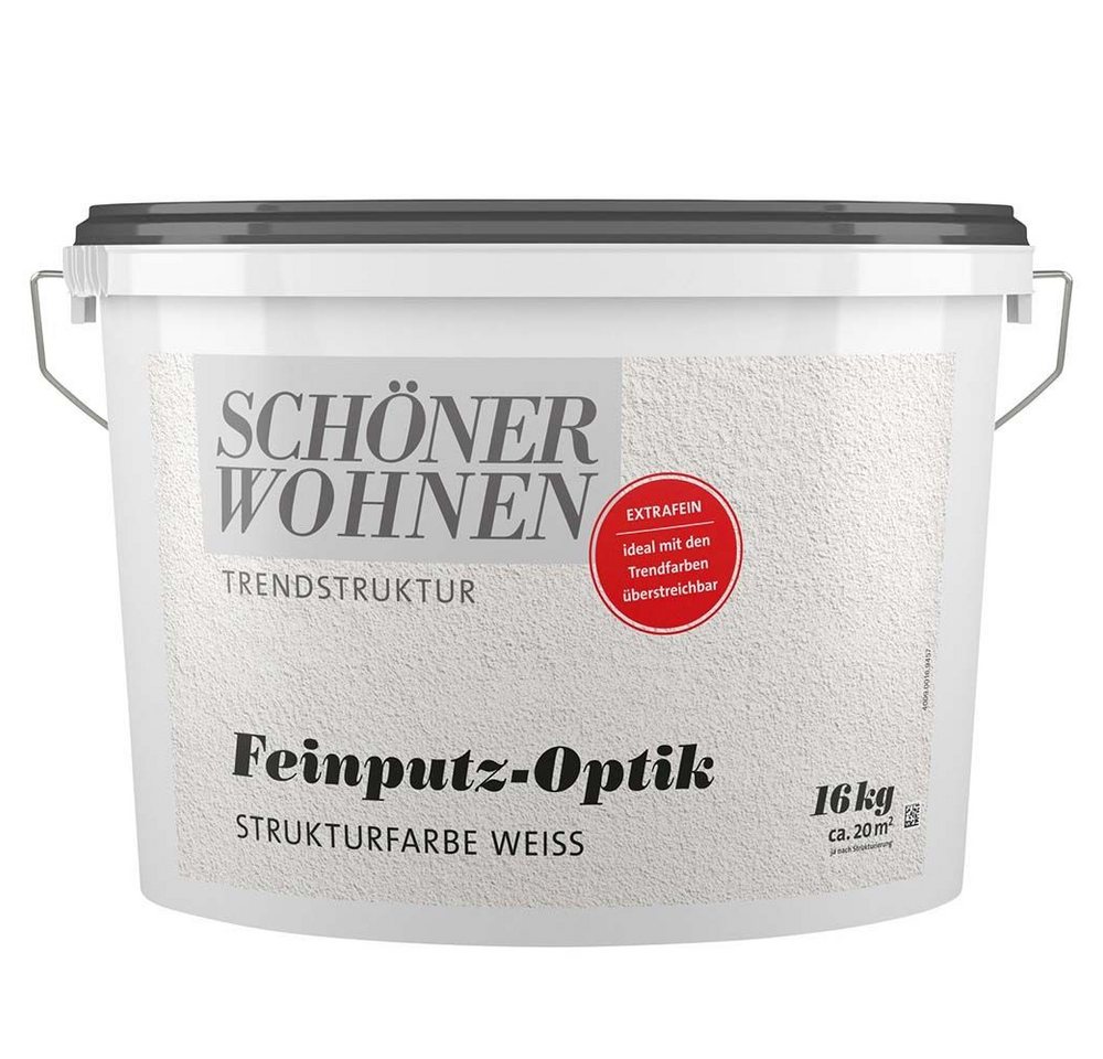 SCHÖNER WOHNEN FARBE Wandfarbe Schöner Wohnen Feinputz-Optik extrafein 16,0 kg weiß SCHÖNER WOHNEN FARBE Wandfarbe Schöner Wohnen Feinputz-Optik extrafein 16,0 kg weiß von SCHÖNER WOHNEN FARBE